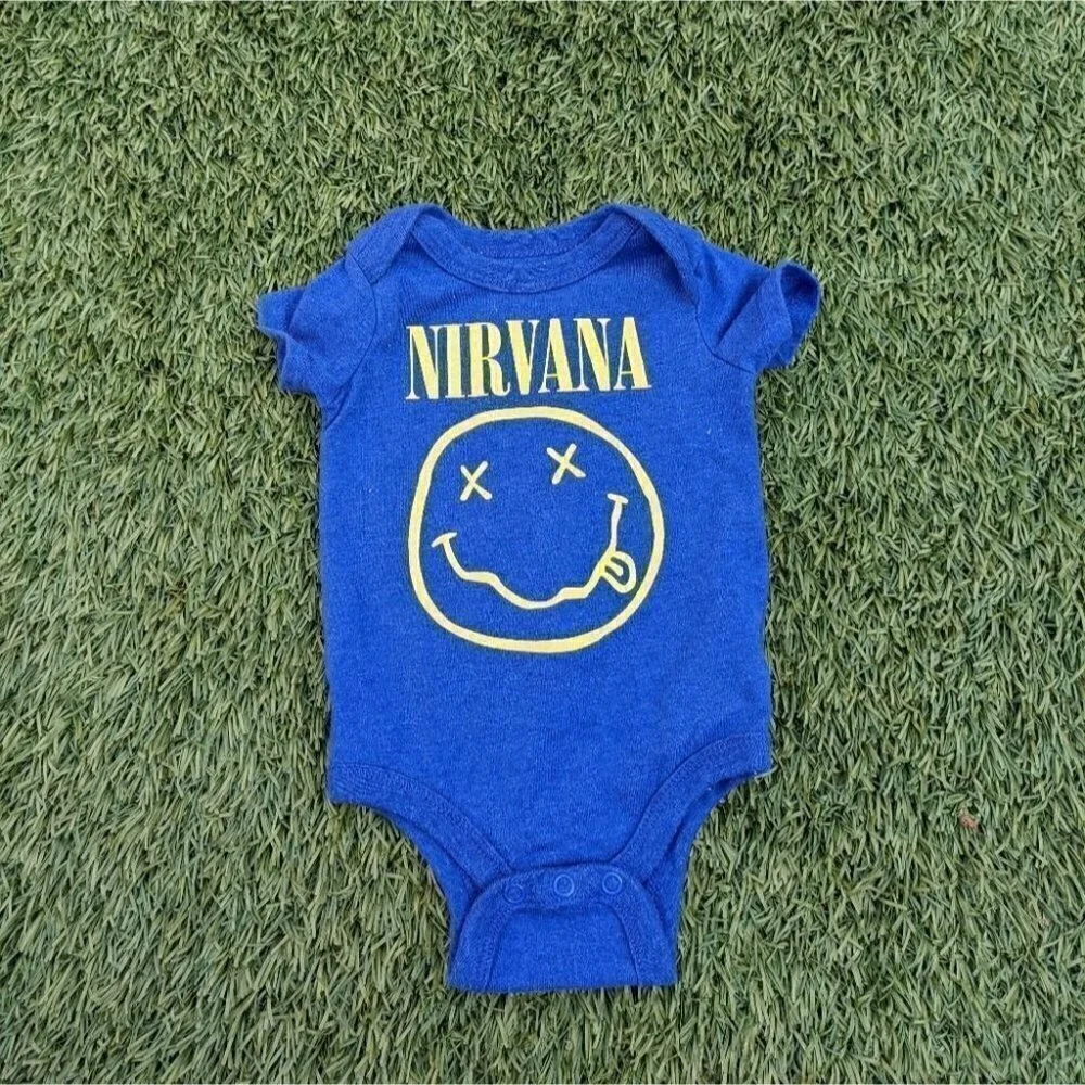 baby   Mini 👣 Nirvana  bodysuit   😍  0-3 months - Picture 2 of 4